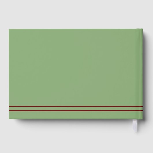 Westerne Hoefijzers bruiloft Gastenboek (Achterkant)