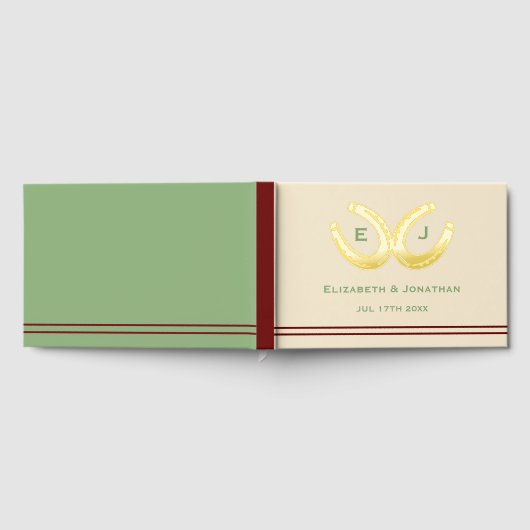 Westerne Hoefijzers bruiloft Gastenboek (Volledig)