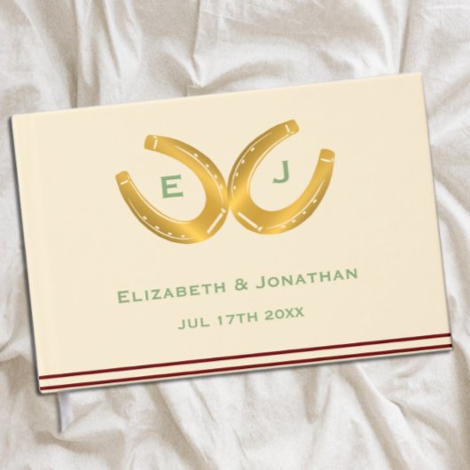 Westerne Hoefijzers bruiloft Gastenboek