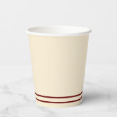 Westerne Hoefijzers bruiloft Papieren Bekers (Achterkant)