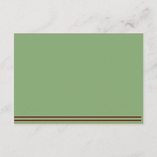 Westerne Hoefijzers bruiloft receptie Informatiekaartje (Achterkant)