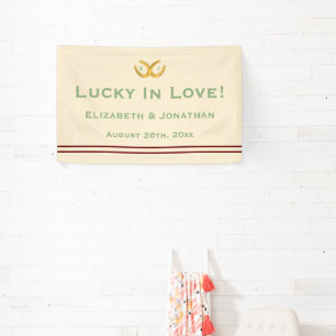 Westerne Hoefijzers bruiloft Spandoek