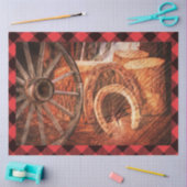 Westerne Hoefijzers op wielwielen Tissuepapier (Craft)