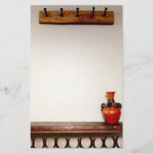 Westerne Hoefijzers Railroad Spikes Southwest Vase Briefpapier (Voorkant)