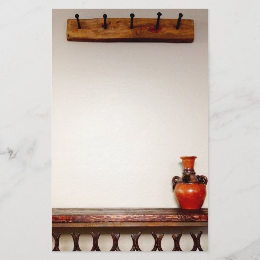 Westerne Hoefijzers Railroad Spikes Southwest Vase Briefpapier (Voorkant)