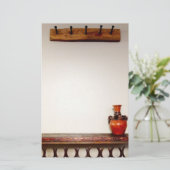 Westerne Hoefijzers Railroad Spikes Southwest Vase Briefpapier (Staand voorkant)