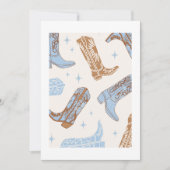 Westerne Hoge Stoel Banner End Kaart (Voorkant)