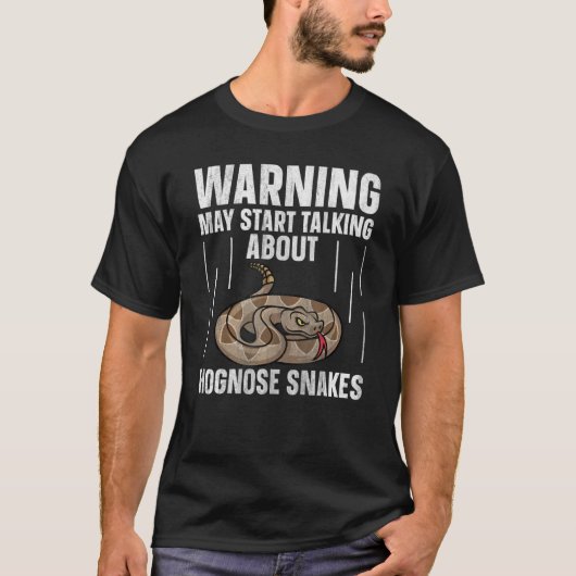 Westerne hognose-slang die praat over hognose-slan t-shirt (Voorkant)