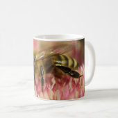 Westerne honingbijenmacro koffiemok (Voorkant rechts)