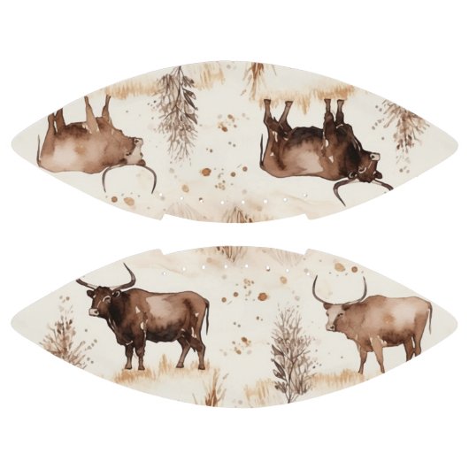 Westerne Hoogland Koeien Cowboy American Football (Panelen)