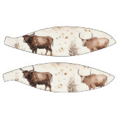 Westerne Hoogland Koeien Cowboy Basketbal (Panelen)