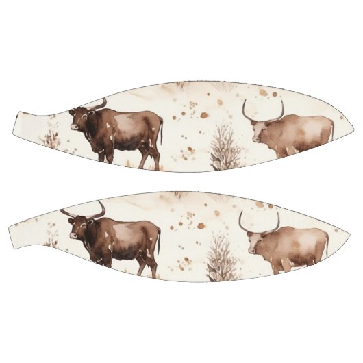 Westerne Hoogland Koeien Cowboy Basketbal (Panelen)