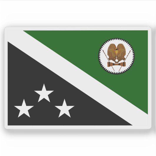 Westerne Hooglanden, Papoea-Nieuw-Guinea Sticker (Voorkant)