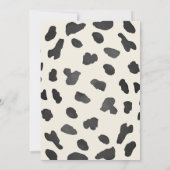 Westerne Howdy Baby Cowboy Baby shower Kaart (Achterkant)