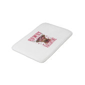 Westerne Howdy Highland Koe Valentijnsdag Highland Badmat (Gekanteld)