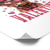 Westerne Howdy Highland Koe Valentijnsdag Highland Poster (Hoek)