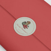 Westerne Howdy Kerst Rode Cowgirl Laarzen Ronde Sticker