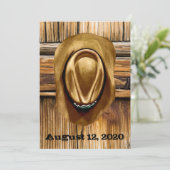 Westerne huwelijksuitnodigingen - 5 x 7 inch kaart (Staand voorkant)