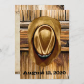 Westerne huwelijksuitnodigingen - 5 x 7 inch kaart (Voorkant / Achterkant)