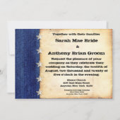 Westerne huwelijksuitnodigingen - 5 x 7 inch kaart (Achterkant)