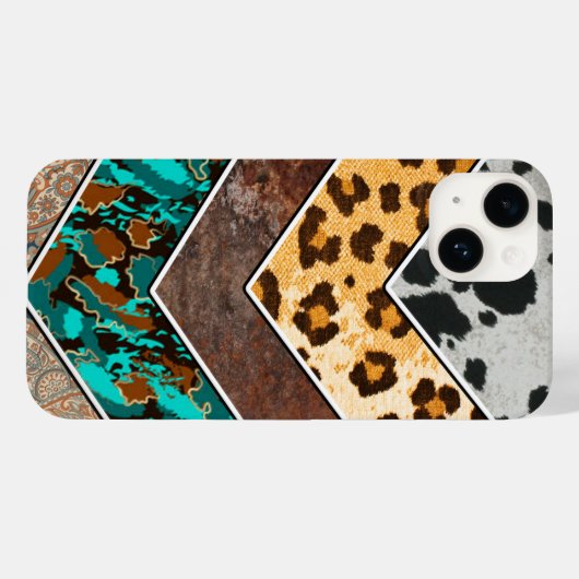 Westerne iPhone-draagtas Case-Mate iPhone Case (Achterkant (horizontaal))