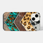Westerne iPhone-draagtas iPhone Hoesje (Achterkant horizontaal)