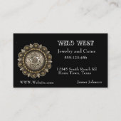 Westerne juweliersconcho-afdrukken visitekaartje (Voorkant)