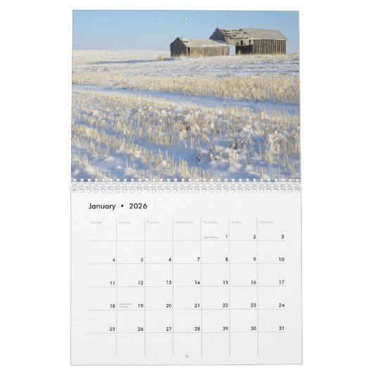 Westerne kalender voor herstel (Jan 2026)