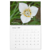 Westerne kalender voor Wildbloemen (Jan 2027)