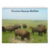 Westerne Kansas Buffalo Kalender (Hoes)