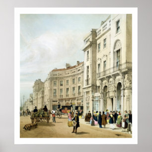 Westerne kant van John Nash's uitgebreide Regent C Poster