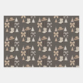 Westerne Kerst Cowboy Country Rodeo esthetiek Inpakpapier Vel (Voorkant)