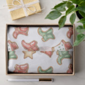 Westerne Kerst Cowgirl Cowboy Tissuepapier (Geschenk)