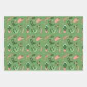 Westerne kerst inpakpapier vel (Voorkant)