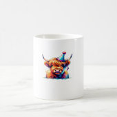 Westerne Kerst Koe Essential T-shirt Koffiemok (Center)