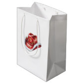 Westerne Kerst Rode Cowboy Cowgirl Pet Medium Cadeauzakje (Achterkant Gekanteld)