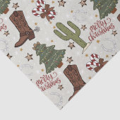 Westerne kerst tissuepapier (Detail)