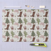 Westerne kerst tissuepapier (Craft)