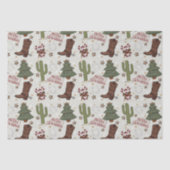 Westerne kerst tissuepapier (Voorkant)