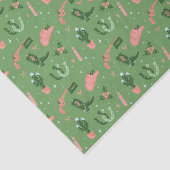 Westerne kerst tissuepapier (Detail)