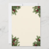 Westerne kerst, vakantie hoedown, cowboyfeest kaart (Achterkant)