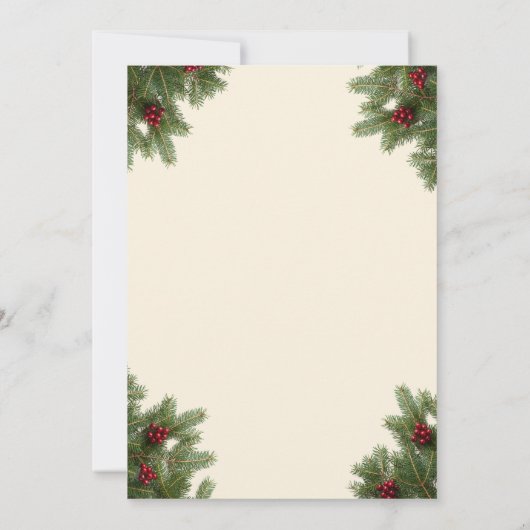 Westerne kerst, vakantie hoedown, cowboyfeest kaart (Achterkant)