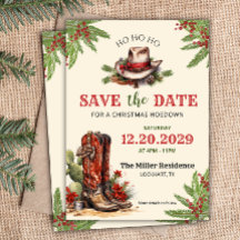 Westerne kerst, vakantie hoedown, cowboyfeest