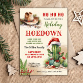 Westerne Kerst, Vakantie Hoedown Uitnodigen, Cowbo Kaart