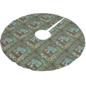 Westerne kerstboom rok cowboy bij de kruising (Gekanteld)