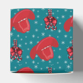 Westerne kerstcowboy-Petten en snoeprietjes Bedankdoosjes (Bovenkant)