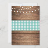 Westerne kerstfeestdag in het land kaart (Achterkant)