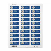 Westerne kerstgordel sluiting etiket (Full Sheet)