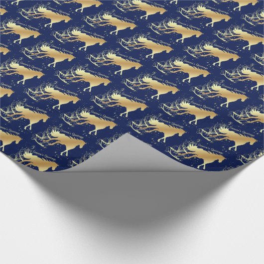 Westerne kerstgoudzangbries Sm. Cadeaupapier (Hoek)