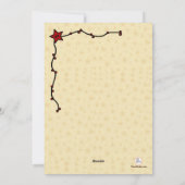 Westerne kerstkaart (Achterkant)